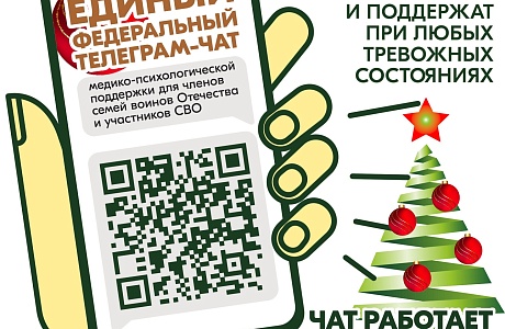 Для Пензенцев работает единый федеральный телеграм-чат медицинской психологической поддержки для семей воинов Отечества и участников СВО
